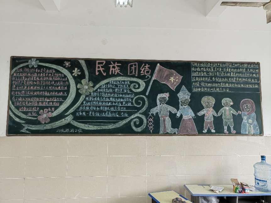 民族團(tuán)結(jié)進(jìn)步黑板報(bào)